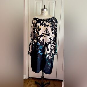 Maeve Green and Cream Dress